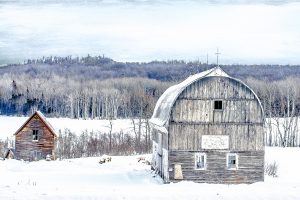 The barn on Highway 45 fine art prints by Michelle Lazur Photography