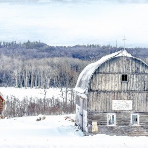 The barn on Highway 45 fine art prints by Michelle Lazur Photography